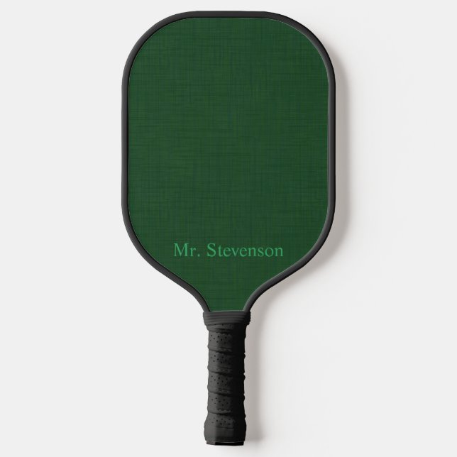 Palas De Pickleball Verde oscuro texturizado (Reverso )