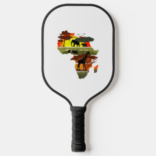 Palas De Pickleball Vida salvaje del continente africano Sunset Safari
