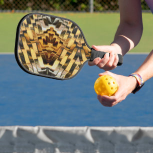 Palas De Pickleball Vidrio de bronce dorado