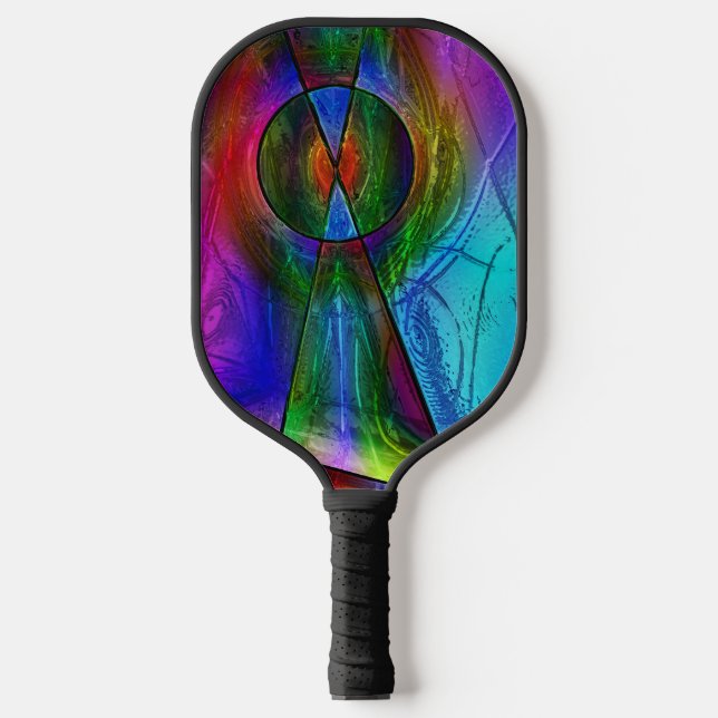 Palas De Pickleball Vidrio manchado (Anverso)