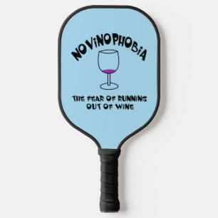 Palas De Pickleball Vidrio vacío de novinofobia
