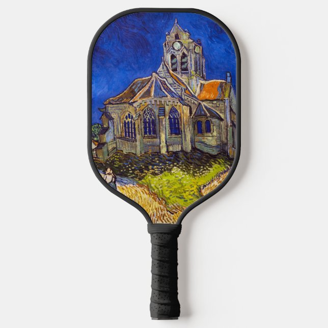 Palas De Pickleball Vincent van Gogh - La Iglesia de Auvers (Anverso)