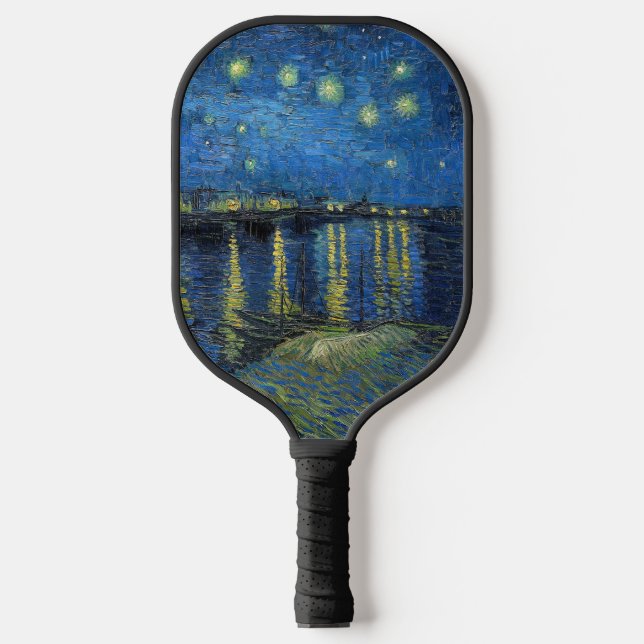 Palas De Pickleball Vincent van Gogh - Noche estrellada sobre el Ródan (Anverso)