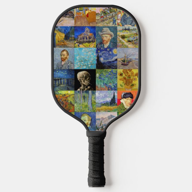 Palas De Pickleball Vincent van Gogh - Piquetas maestras del mosaico (Anverso)