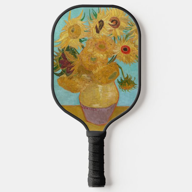 Palas De Pickleball Vincent Van Gogh - Vase con doce girasoles (Anverso)