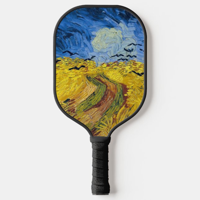 Palas De Pickleball Vincent van Gogh - Wheatfield con cuervos (Anverso)