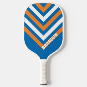 Palas De Pickleball Vintage New Amsterdam Chevron con nombre