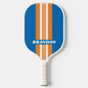Palas De Pickleball Vintage New Amsterdam Rally Stripes con nombre