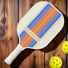 Palas De Pickleball Vintage Ocean Sun Board Rayas con Nombre