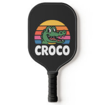Vintage Retro Croco Alligator Sunset Graphic