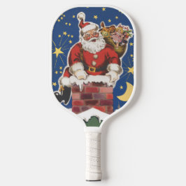 Palas De Pickleball Vintage Santa Claus, fue la noche antes que los Na
