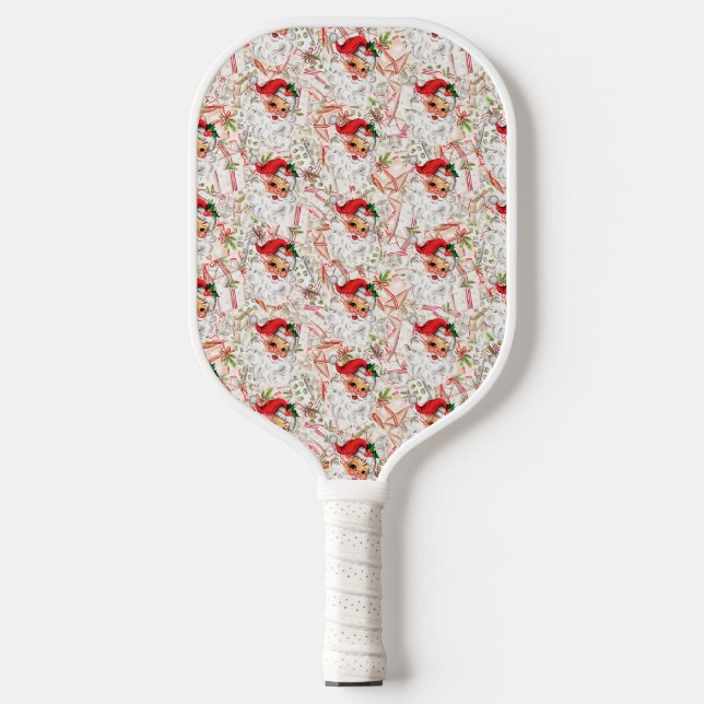 Palas De Pickleball Vintage Santa Pickleball Paddle (Anverso)