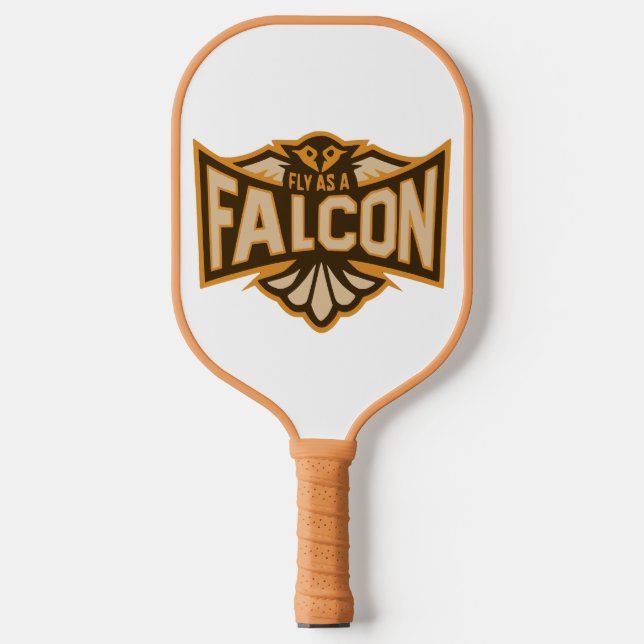 Palas De Pickleball Volar como un Halcón Sepia (Anverso)