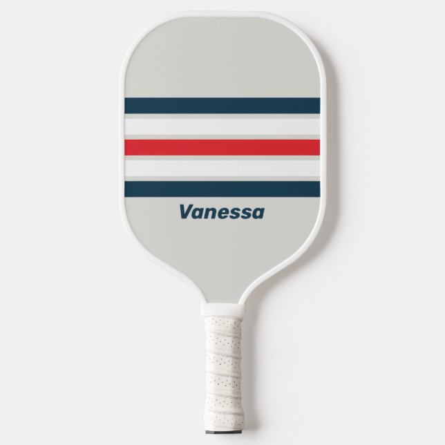 Palas De Pickleball Warbird a través de bandas con nombre (Anverso)