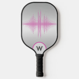 Palas De Pickleball Waves de sonido personalizadas personalizado Silve