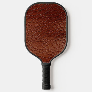 Palas De Pickleball Western Brown Leather Look Animal