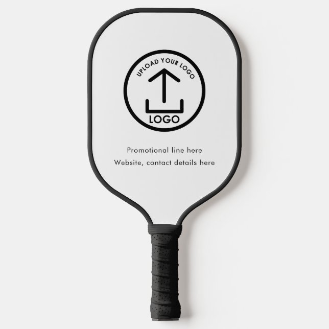 Palas De Pickleball White Modern Professional Business Logo Textos (Anverso)