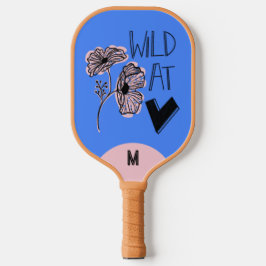 Palas De Pickleball Wild At Heart Whimsical Blue Pickleball Paddle
