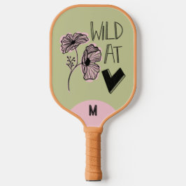 Palas De Pickleball Wild At Heart Whimsical Yellow Green