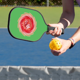 Palas De Pickleball Wild Wolf Whirling Halloween pickleball paddle cbn