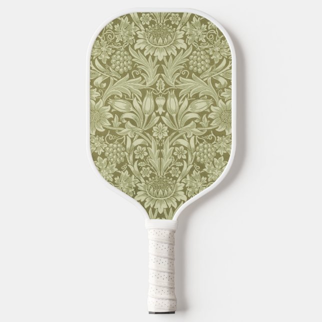 Palas De Pickleball William Morris Sunflower Green Flower (Anverso)