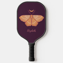 Palas De Pickleball Witchy Moth Moon Magic Insect Cottagecore Nombre