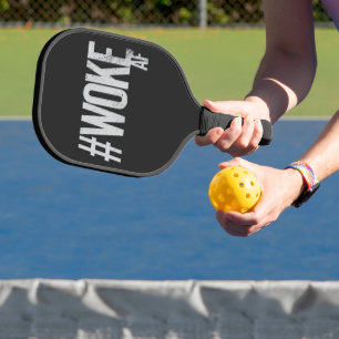 Palas De Pickleball WOKE AF Trastorno de etiqueta tipo Justicia