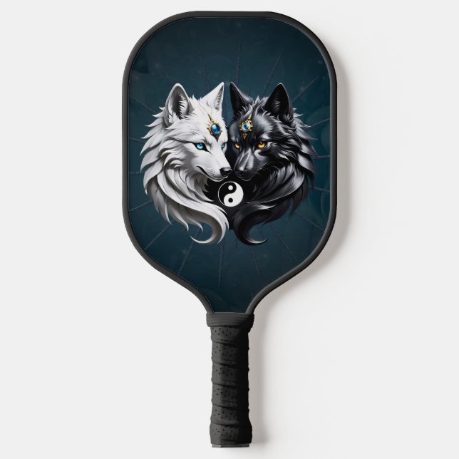 Palas De Pickleball Yin Yang Wolves. (Anverso)
