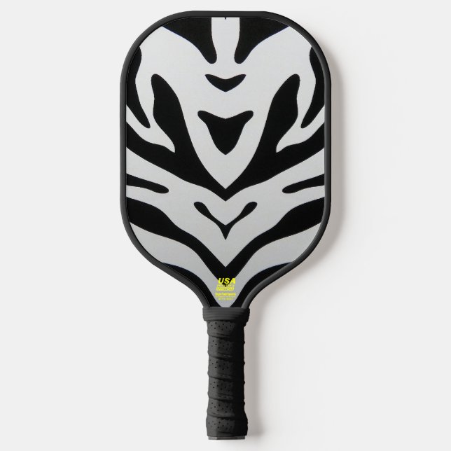 PALAS DE PICKLEBALL ZEBRA STRIPTS ABSTRACT (Anverso)