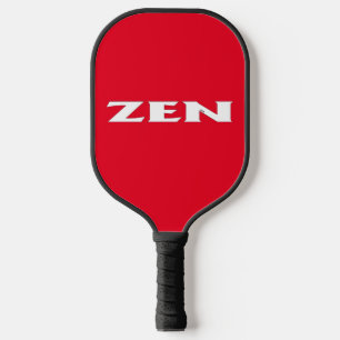 Palas De Pickleball Zen blanco rojo pádel de pickleball negro