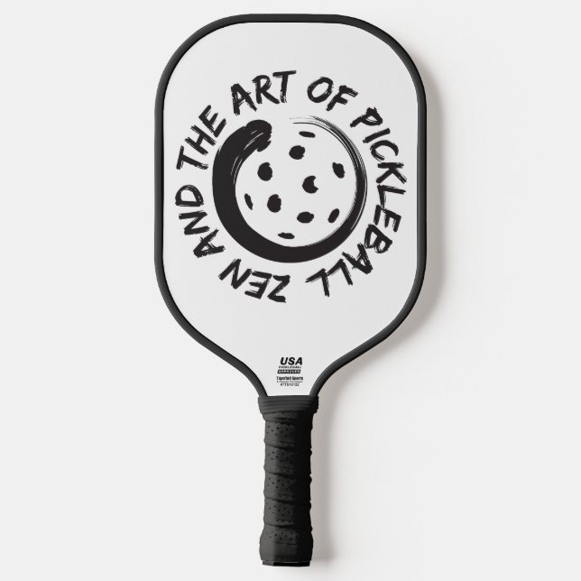 Palas De Pickleball Zen y el arte de la pádel de la pelota (Reverso )