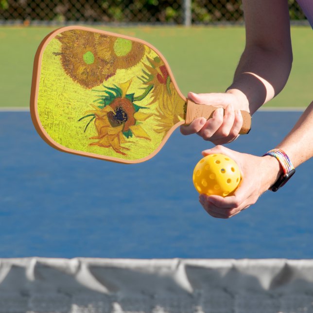 Palas De Pickleball Zonnebloemen (Van Gogh) (in situ)