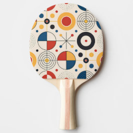 Palas de ping pong diseño geométrico