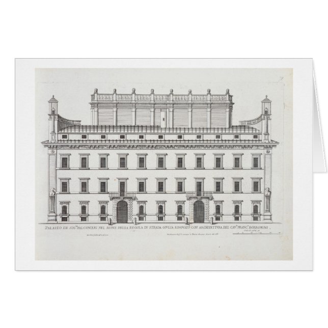 Palazzo Falconieri, Roma, de los "di Roma de (Anverso (Horizontal))