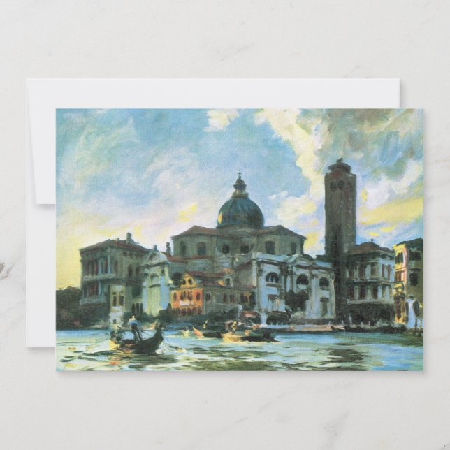 Palazzo Labia, Venecia, por John Singer Sargent (Anverso)