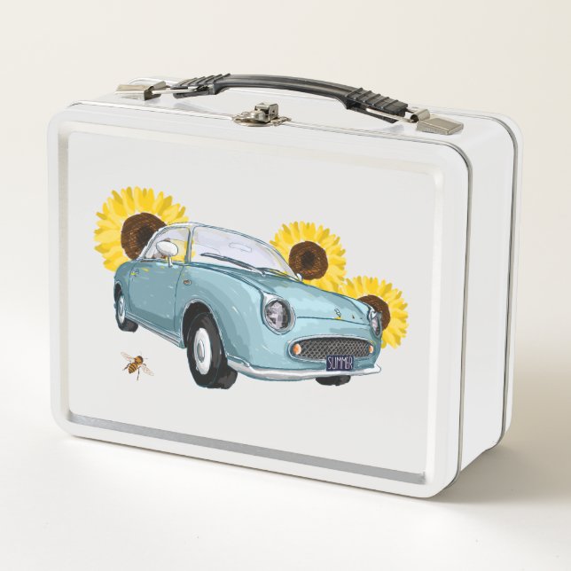 Pale Aqua Figaro lunch box (Anverso)