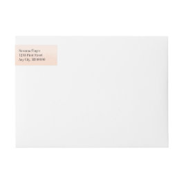 Pale Orange Watercolor Abstract