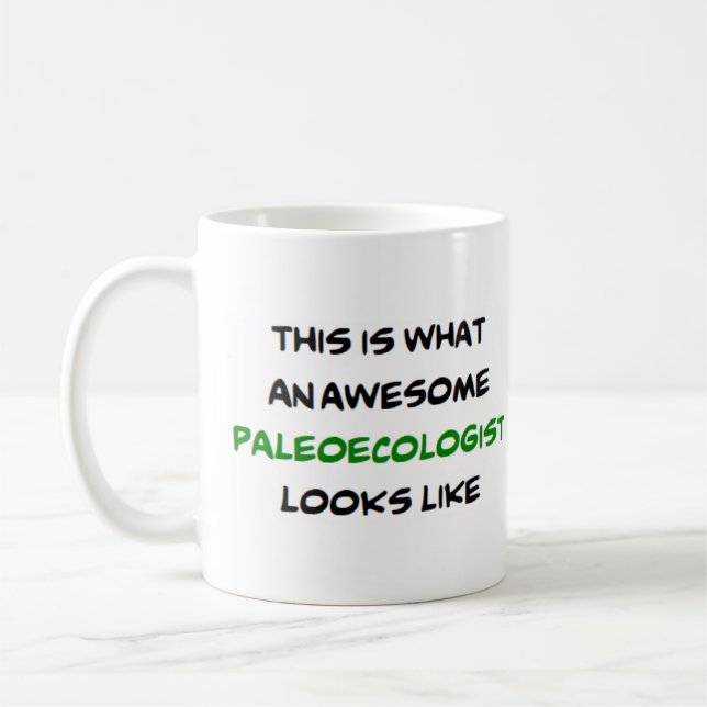 paleoecólogo, taza de café genial (Izquierda)