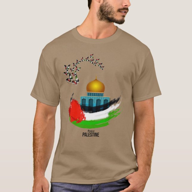 Palestina de camisetas (Anverso)