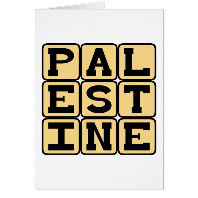 Palestina, Estado soberano en Asia (Frente)