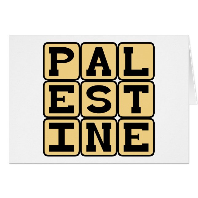 Palestina, Estado soberano en Asia (Anverso (Horizontal))