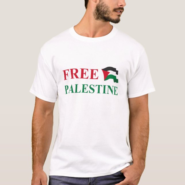 palestina libre #2 camiseta (Anverso)