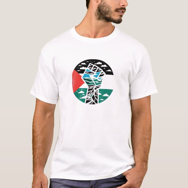Palestina Libre - Camiseta de Voces por la Justici (Anverso)