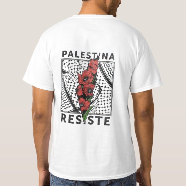 Palestina Resist Camiseta (Reverso)