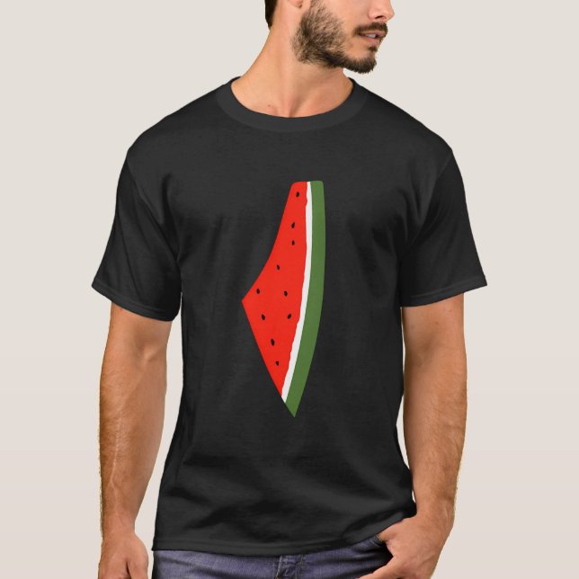 Palestina sandía camiseta de la sandía (Anverso)