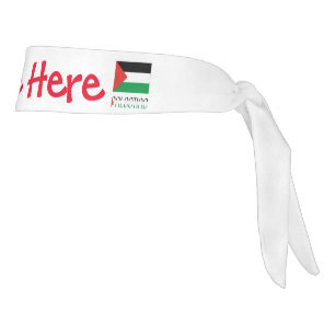 Palestina y Bandera de Palestina Roja Personalizad