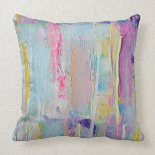 Paleta abstracta Cuchillo Pintando almohada