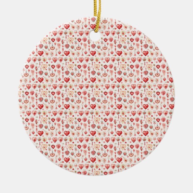 Paleta apasionada: adornos de San Valentín (Frente)