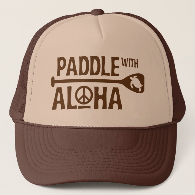 Paleta con el gorra del camionero de Brown de la (Anverso)