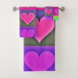 Paleta de amor Vivid: Flores de corazón